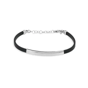 Bracciale con Piastrina Centrale