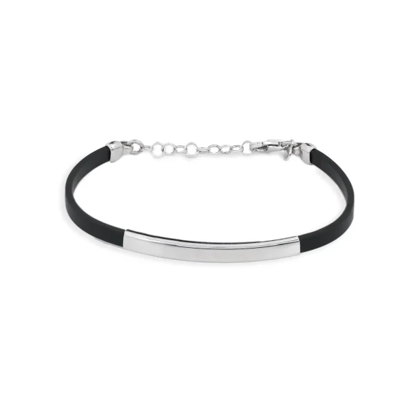 Bracciale con Piastrina Centrale