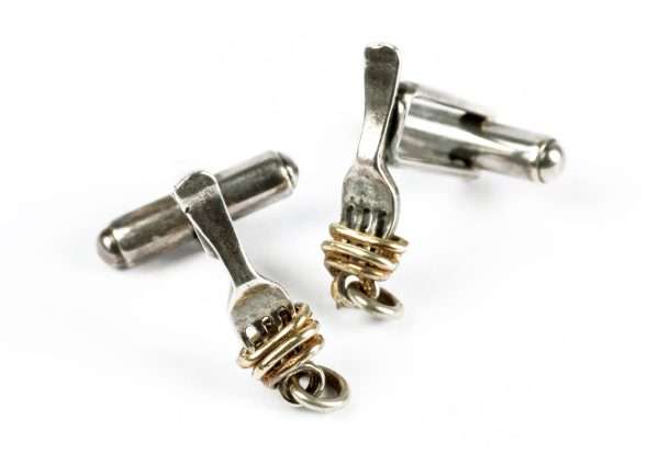 Coppia Gemelli Forchette in Argento 925 - immagine 2