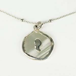 Ciondolo Corno in Argento 925 Martellato