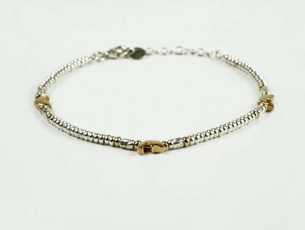 Bracciale con Delfini Dorati – Argento 925