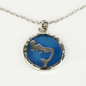 Ciondolo Partenope in Argento 925 martellato