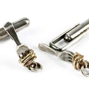 Coppia Gemelli Forchette in Argento 925