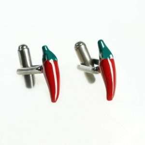 Gemelli Peperoncini Smaltati in Argento 925